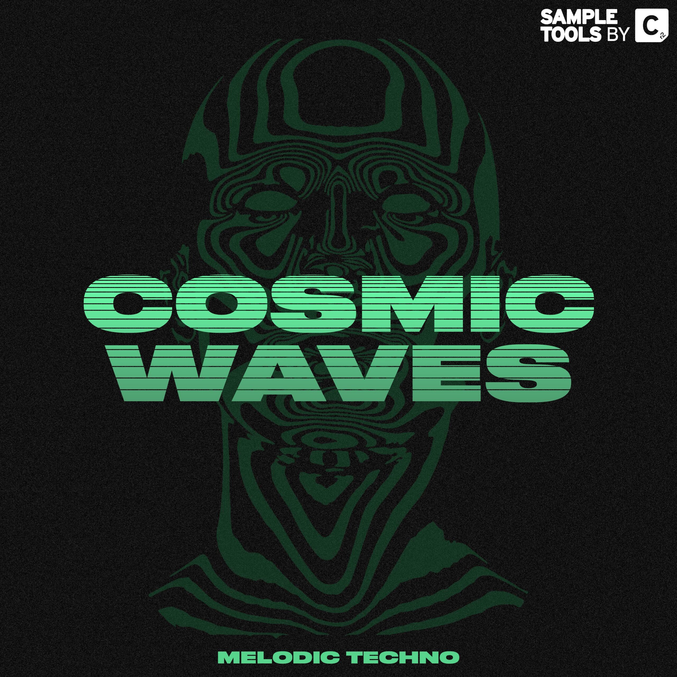 Cosmic Waves Melodic Techno Artwork